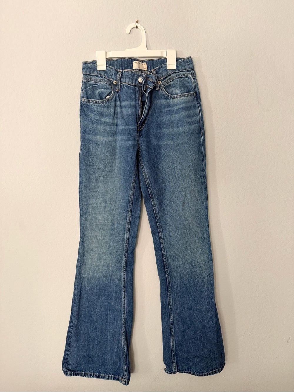 Free People Blue Flared Jeans
